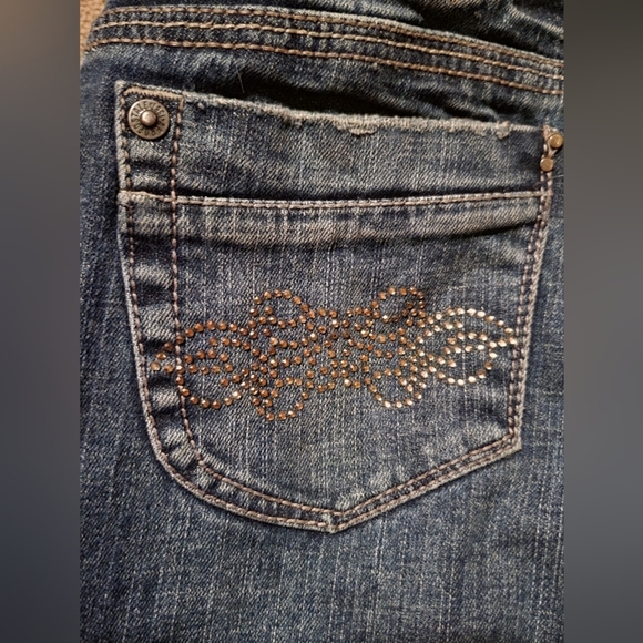 AEROPOSTALE, HAILEY SKINNY FLARE,SIZE 1/2 JEANS. ☆3 FOR $25☆ - Picture 3 of 4